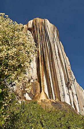 petrified waterfall