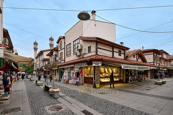 Bazaar and old town of Konya