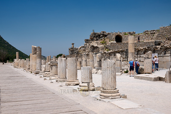 collonnaded street at upper Agora, Ephesus