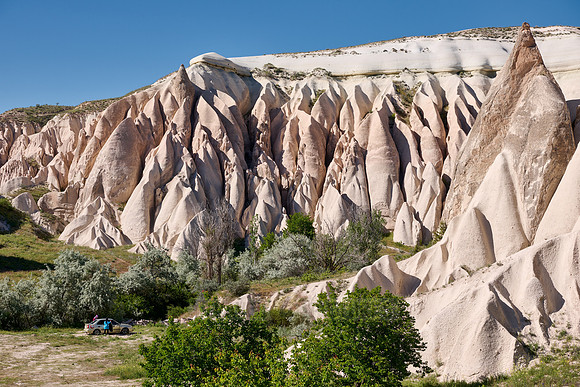 landscape of Rose Valley Goreme