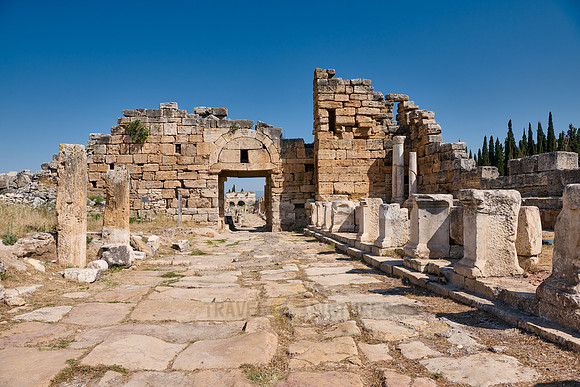 Byzantine gate in Greek Hierapolis