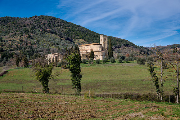 outside view of Abbazia di Santantimo abbey