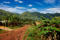Village at the beginning of Gorilla trekking