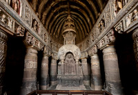 Ajanta cave 19, Aurangabad 02-2025