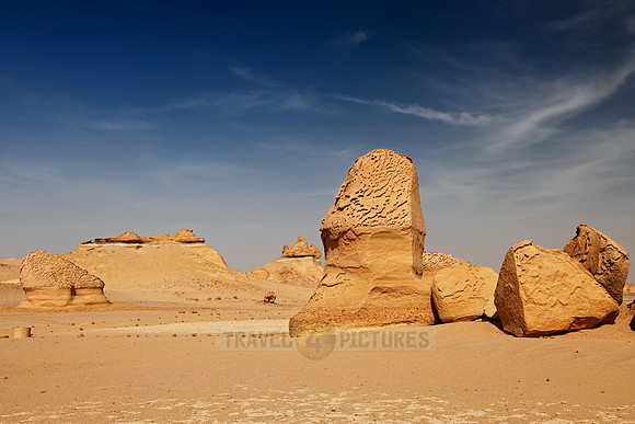 desert landscape at Wadi Hitan