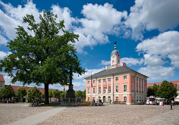 Market Square and Historic Town Hall of Templin
