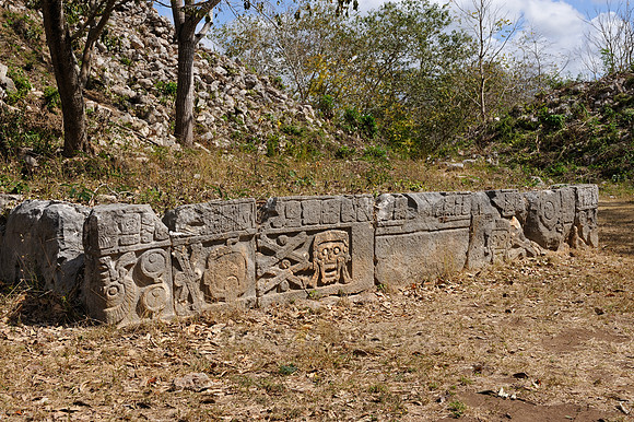 wall with masks