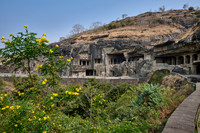 Ellora caves 1-8, Ellora Buddhist Cave Sambhajinagar 02-2025