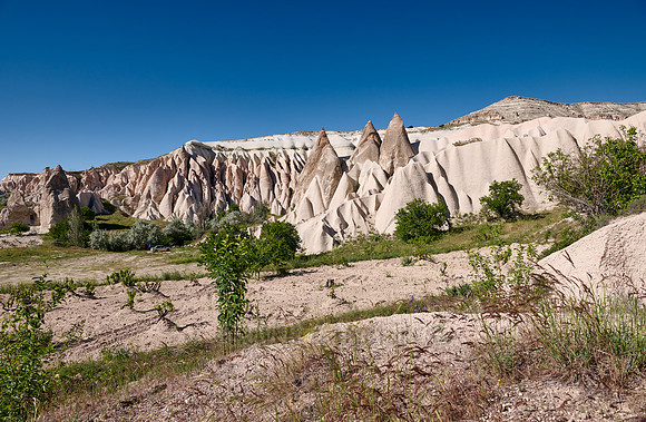 landscape of Rose Valley Goreme