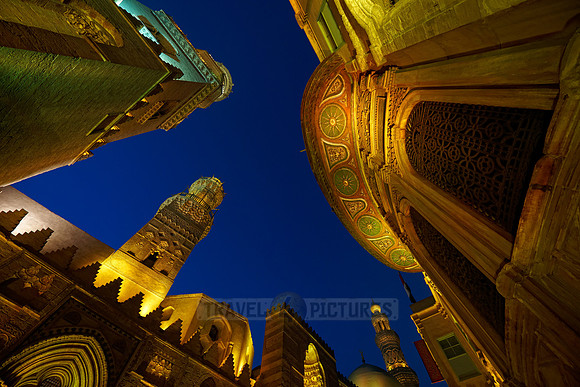 night shot in islamic Cairo