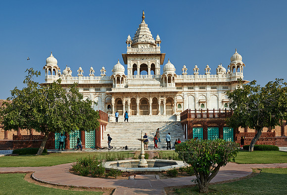 The Jaswant Thada mausoleum
