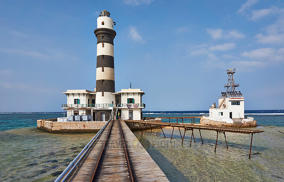 lighthouse on Daedalus Reef