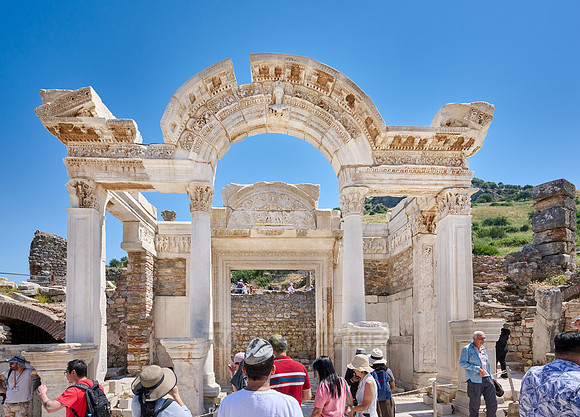 The Temple of Hadrian in Ephesus