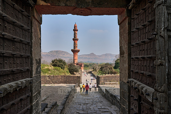 Chand Minar minart in Deogiri Fort