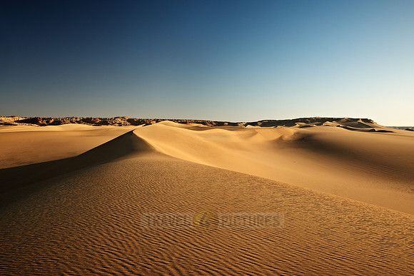 desert landscape with sand dunes