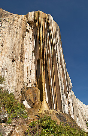 petrified waterfall