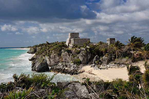 The seaside view of El Castillo