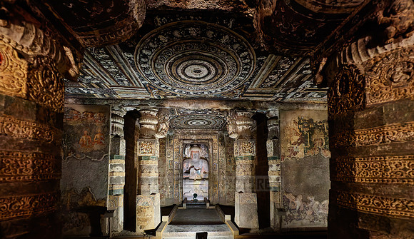 Ajanta caves, cave 2, Aurangabad