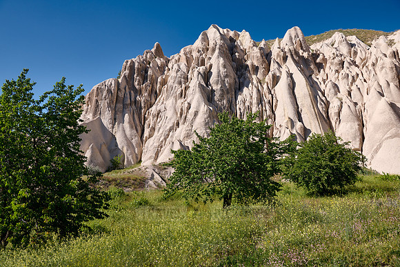landscape of Rose Valley Goreme