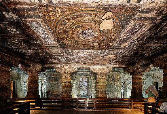 Ajanta caves, cave 2, Aurangabad