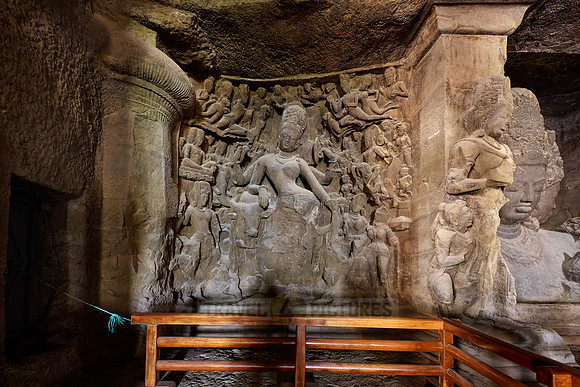 Elephanta caves, Ardhanarishvara, Mumbai