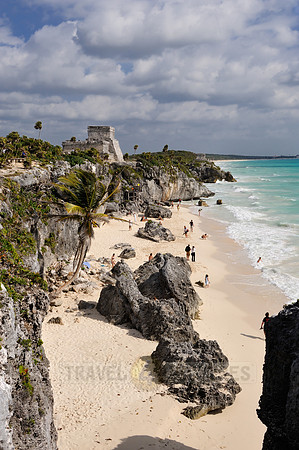 The seaside view of El Castillo