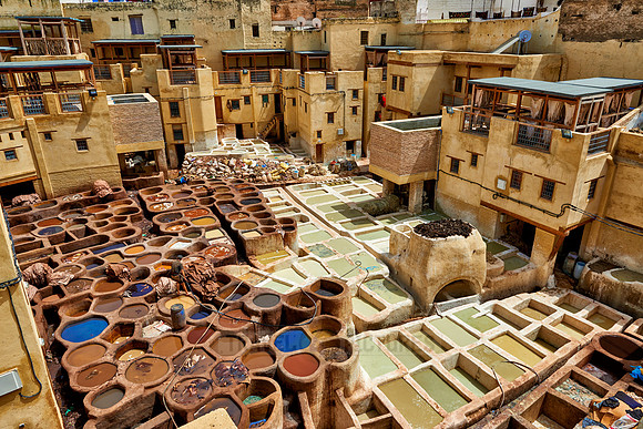 Chouwara  leather tannery in Old Fez