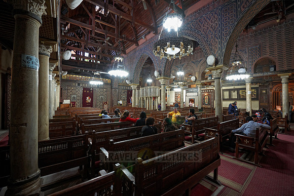 interior shot of The Hanging Church