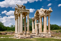 Tetrapylon in Aphrodisias Ancient City