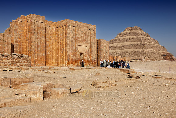 entrance into Mastaba of Djoser