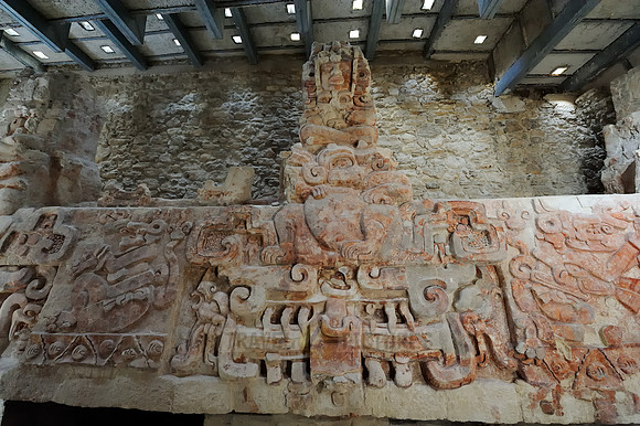 frieze inside of pyramid
