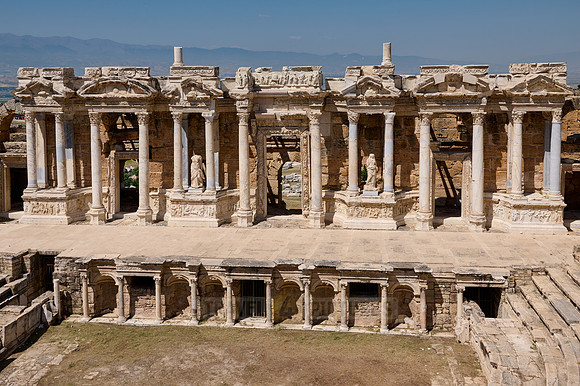 famous theater of Hierapolis, Pamukkale Archeological Site