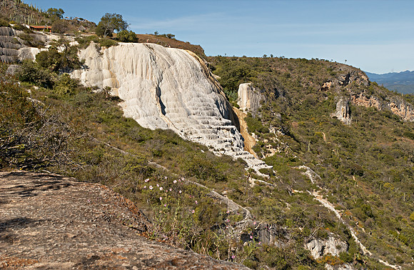 petrified waterfall
