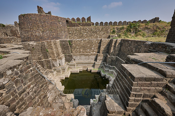 Saraswati Stepwell in Deogiri Fort