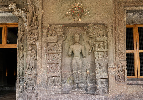 Ajanta caves, cave 4, Aurangabad