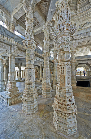 stone carved columns