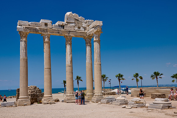 Apollo Temple in Roman city of Side