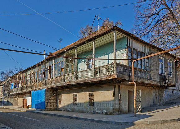 typical historical german building in Bolnisi