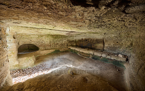 Tomb in Etruscan necropolis near Savano