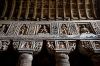 interior shot of Ajanta caves, cave 19
