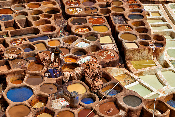 Chouwara  leather tannery in Old Fez