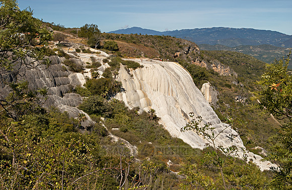 petrified waterfall