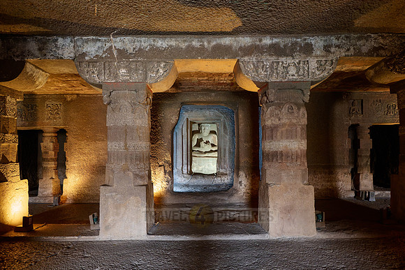 Ajanta caves, cave 21, Aurangabad