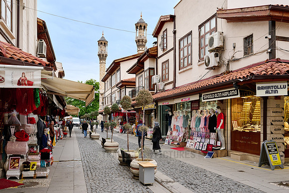 Bazaar and old town of Konya