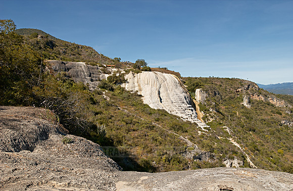 petrified waterfall