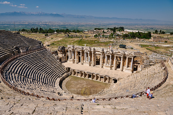 famous theater of Hierapolis, Pamukkale Archeological Site
