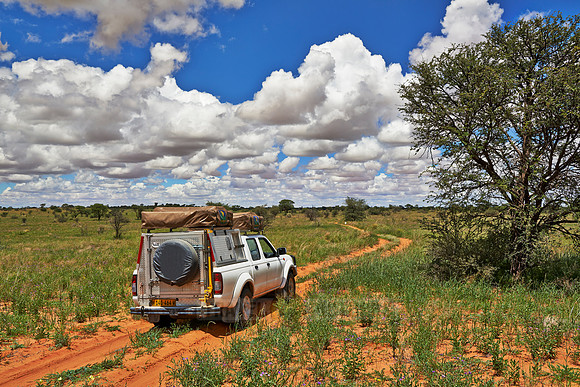 4x4 in Kgalagadi Transfrontier Park