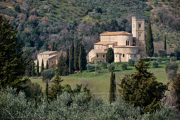 outside view of Abbazia di Santantimo abbey