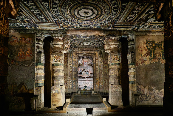 Ajanta caves, cave 2, Aurangabad