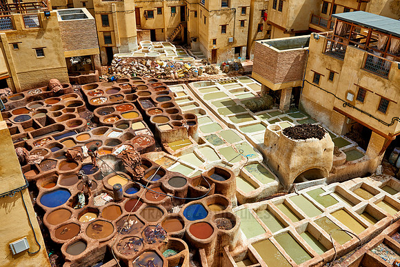 Chouwara  leather tannery in Old Fez